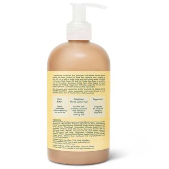 Shea Moisture conditioner Jamaican Black Castor Oil Strengthen and restore NEW - Picture 2 of 5